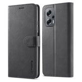 LC.IMEEKE Calf Texture Leather Phone Case, For Xiaomi Poco X4 GT 5G